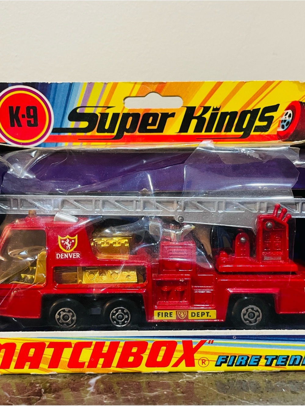 1977 Matchbox Super Kings K-9 Fire Tender NIB